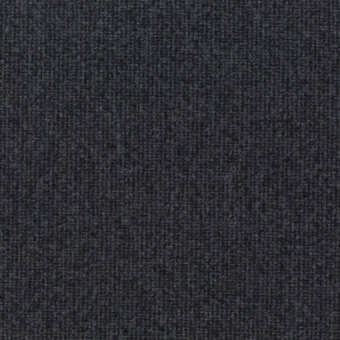 Dark gray woven fabric texture with vertical ribbing, matte finish, and a visible brand label reading “turri > fabric cat. t > 772 f”.